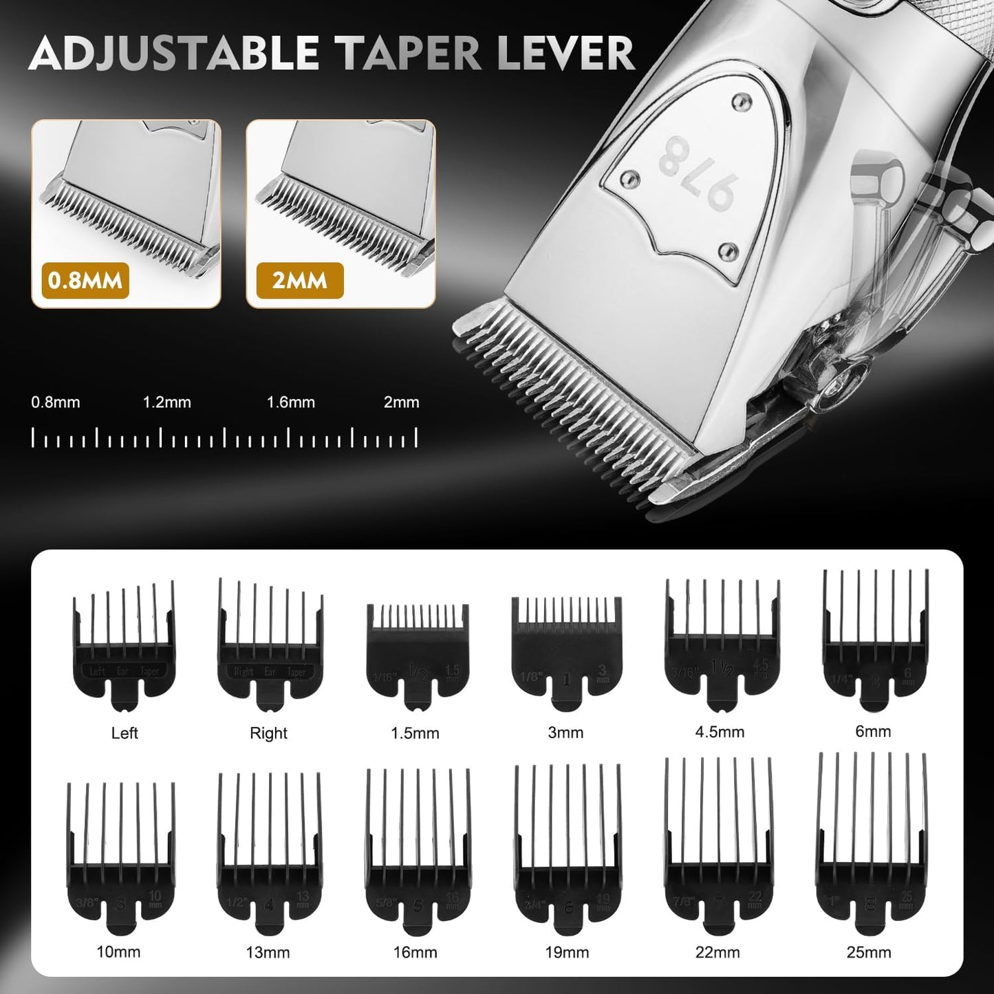 Professional Hair Clippers Set for Men - Electric Foil Shavers & Barber Kit with Travel Case | Grooming Essentials