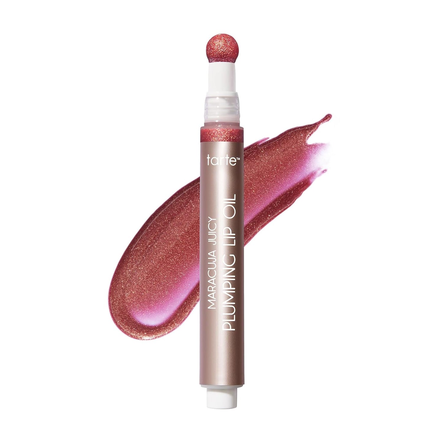 Tarte Maracuja Juicy Plumping Lip Oil - Hydrating Lip Plumper with Hyaluronic Acid & Vitamin E | Vegan & Cruelty-Free