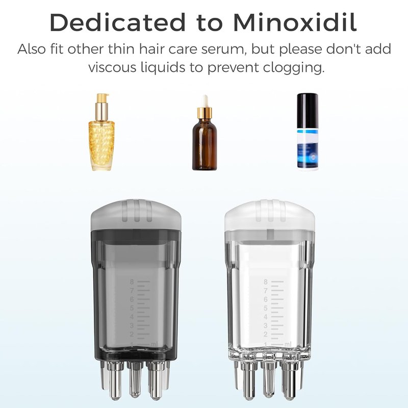 Minoxidil Applicator Comb - 2 PCS Scalp Massage Tool for Hair Growth Serum | Easy Application