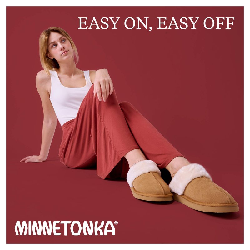 Minnetonka Women's Chesney Scuff Flat