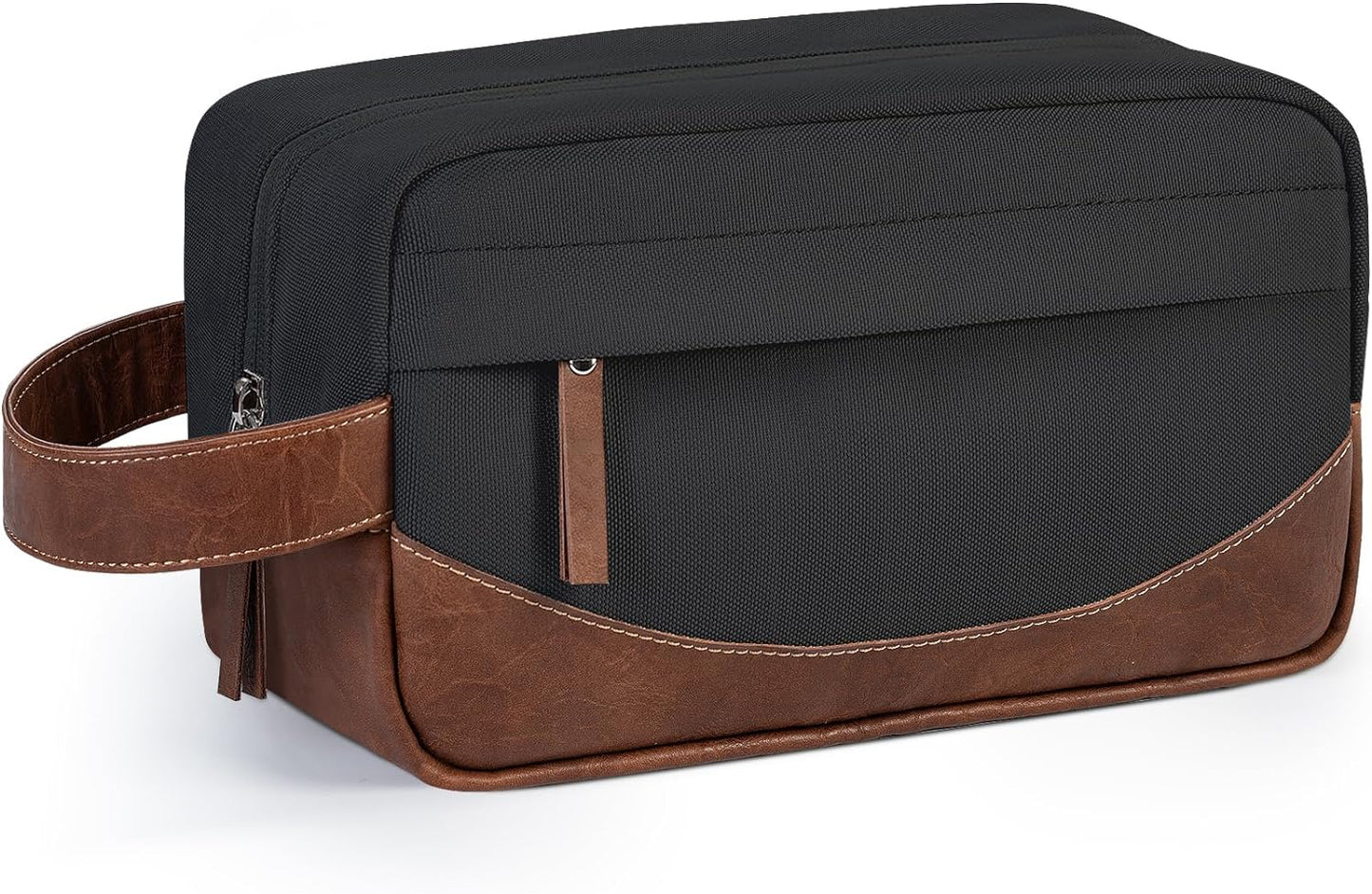 Travel Toiletry Bag - Water Resistant Hanging Organizer for Men | Large Capacity, Black Medium
