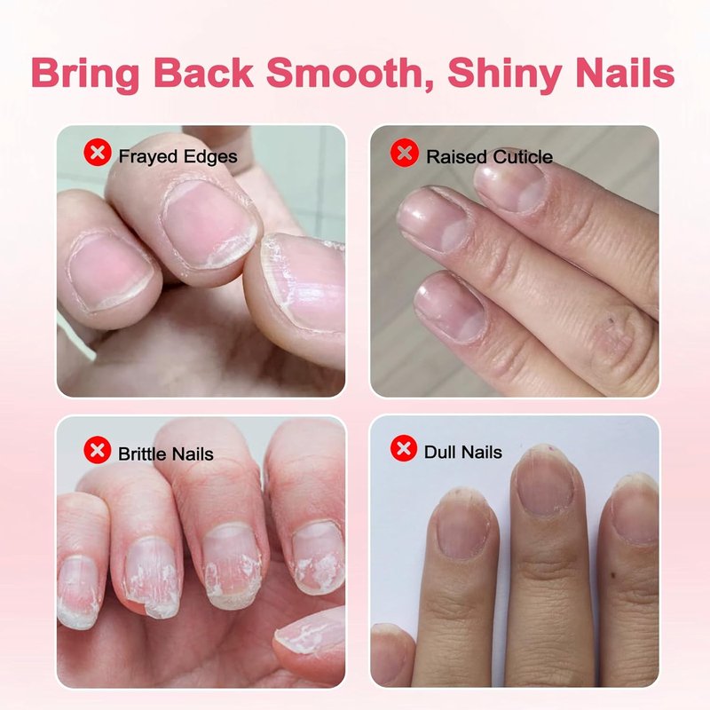 Ceramic Cuticle Pen - Moisturizes & Polishes Dry Cuticles | Instantly Removes Dead Skin, Leaves Nails Shinier