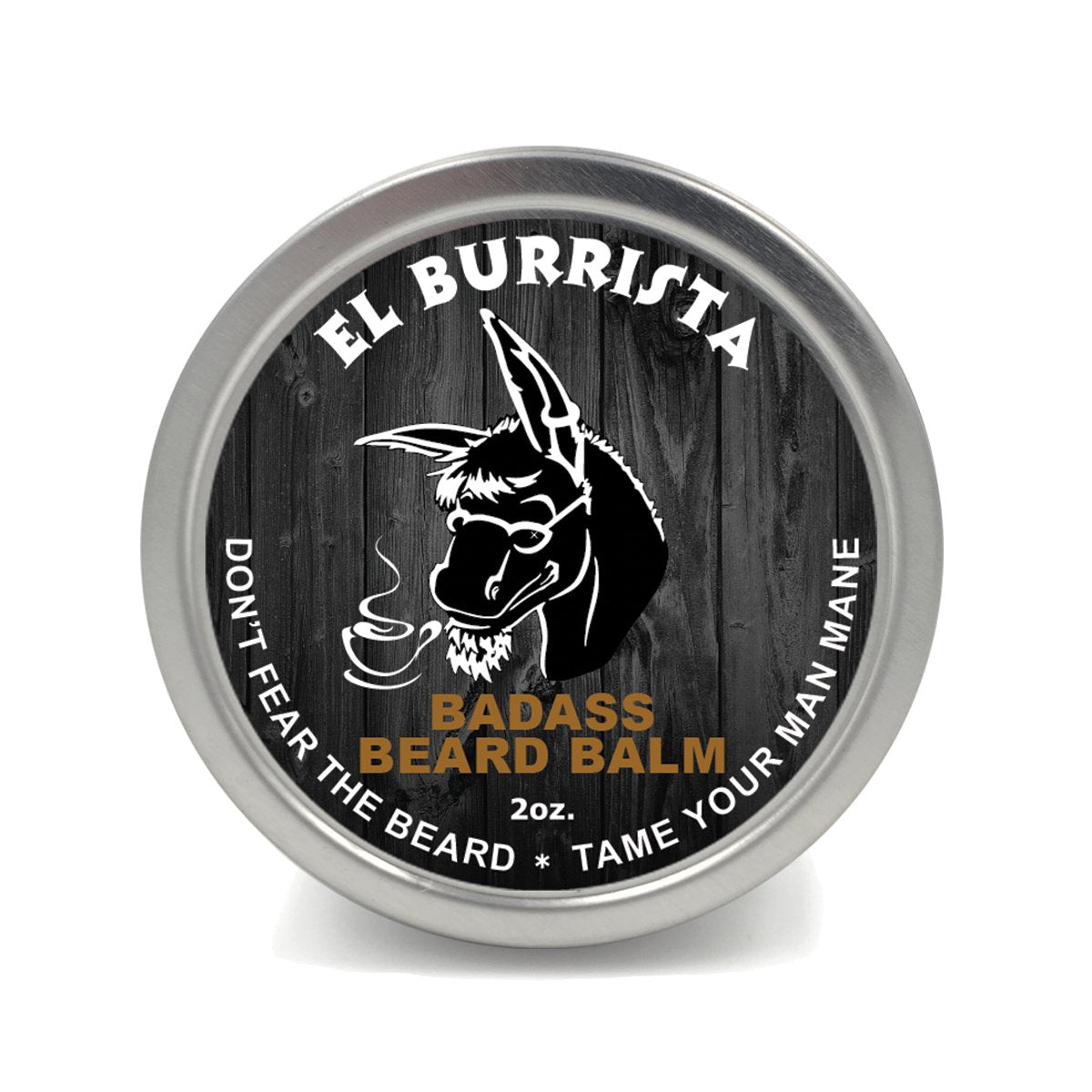 Badass Beard Care Beard Balm For Men - El Burrista Scent, 2 Ounce - Natural Ingredients, Soften Hair, Hydrate Skin to Get Rid of Itch and Dandruff, Promote Healthy Growth