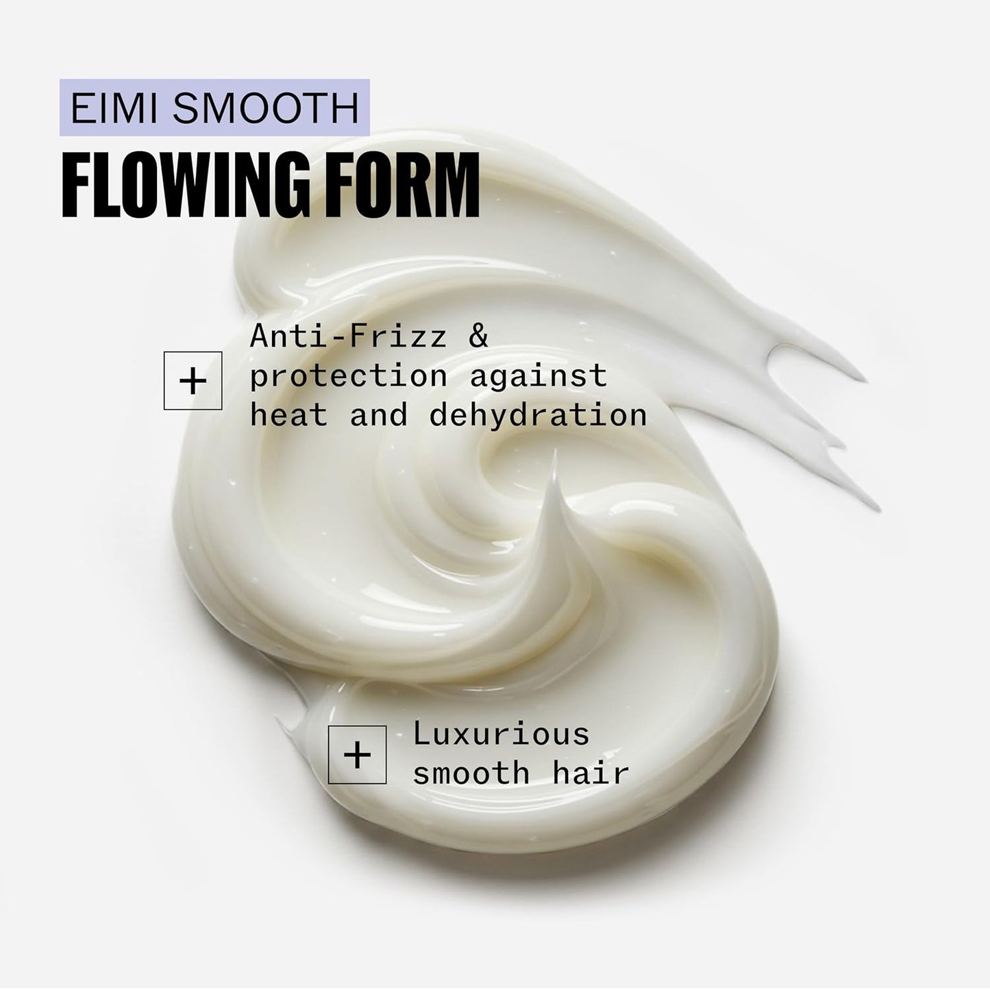 Wella Professionals EIMI Flowing Form Anti-Frizz Smoothing Balm - Smooth & Sleek Finish for Frizzy Hair | 3.38 Fl Oz