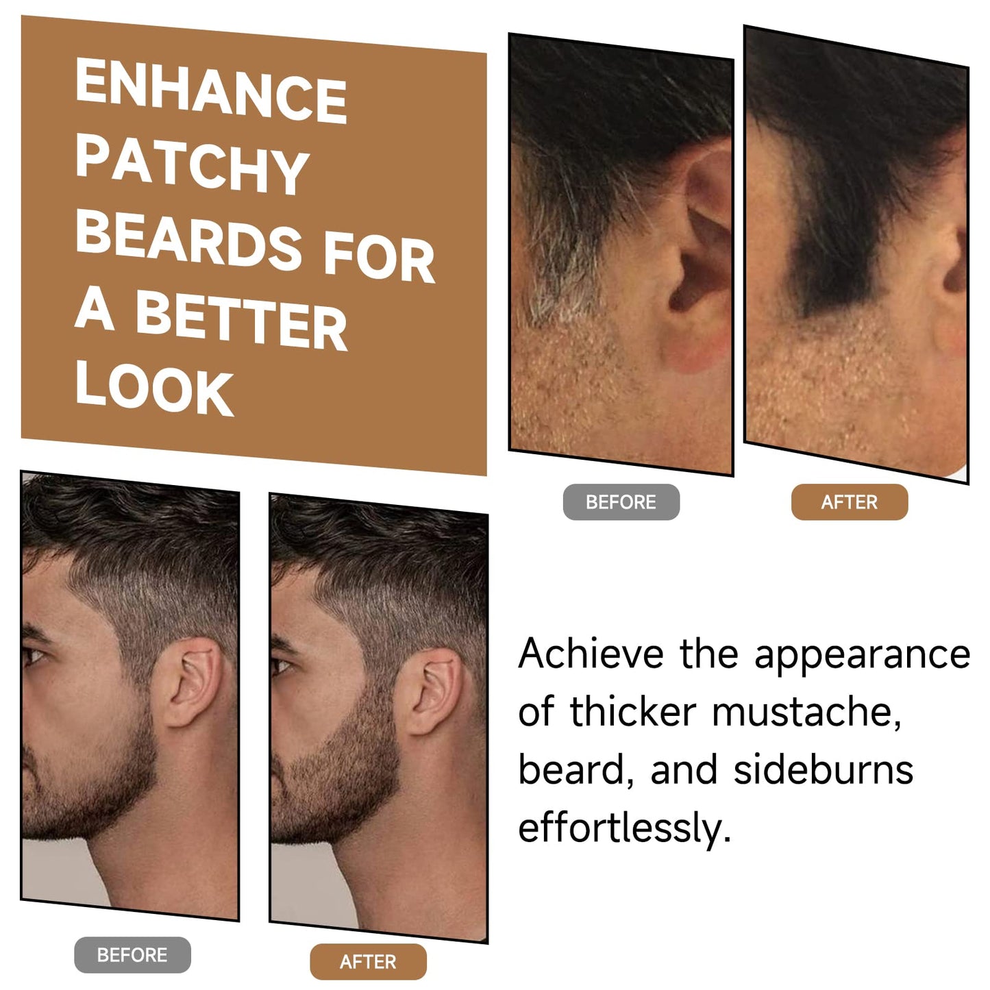 MIFELOY 2 Pack Root Touch Up Powder, Cover Up Hair Color, Root Coverage for Women and Men, Concealer for Beard Line, Eyebrow, and Thinning Grey Hairline