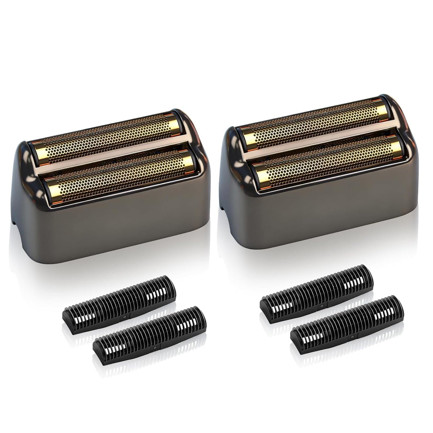 Shaver Replacement Foil & Cutters - Compatible with BaBylissPRO Double FXFS2 | Black 3 Pack