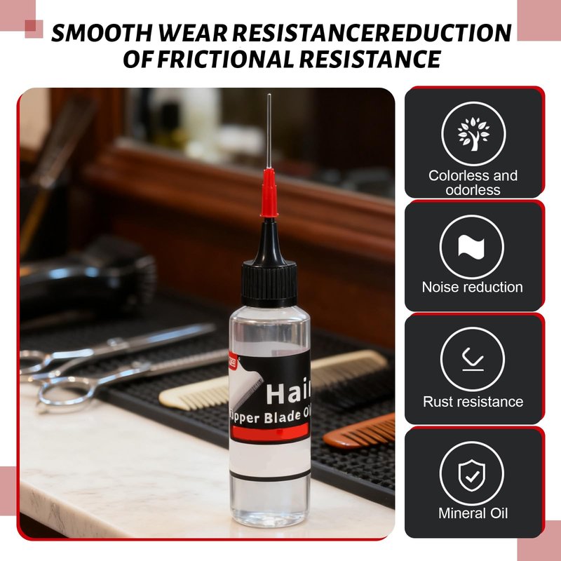 2pcs Hair Clipper Oil Blade Oil, Hair Trimmer Lubricant, Long-Lasting Protection for Hair Clippers, Shavers & Trimmers