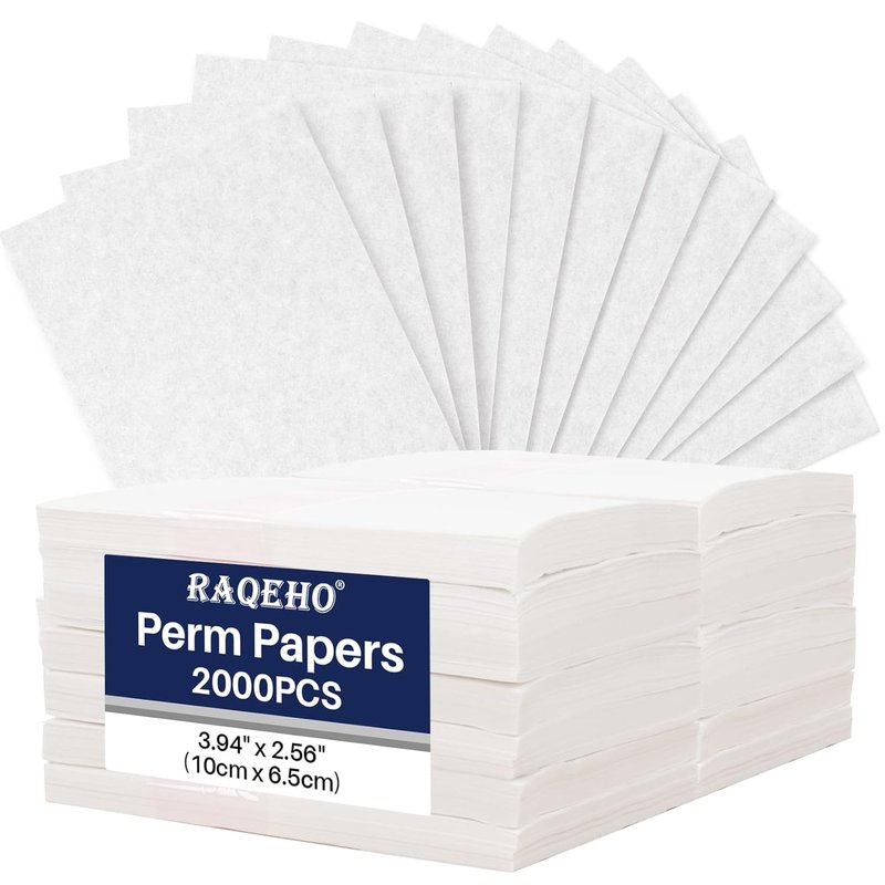 Ultra-Thin Perm Papers - 2000 Pcs Professional Curl Wraps | Chemical Resistant Hair End Papers for Short Hair