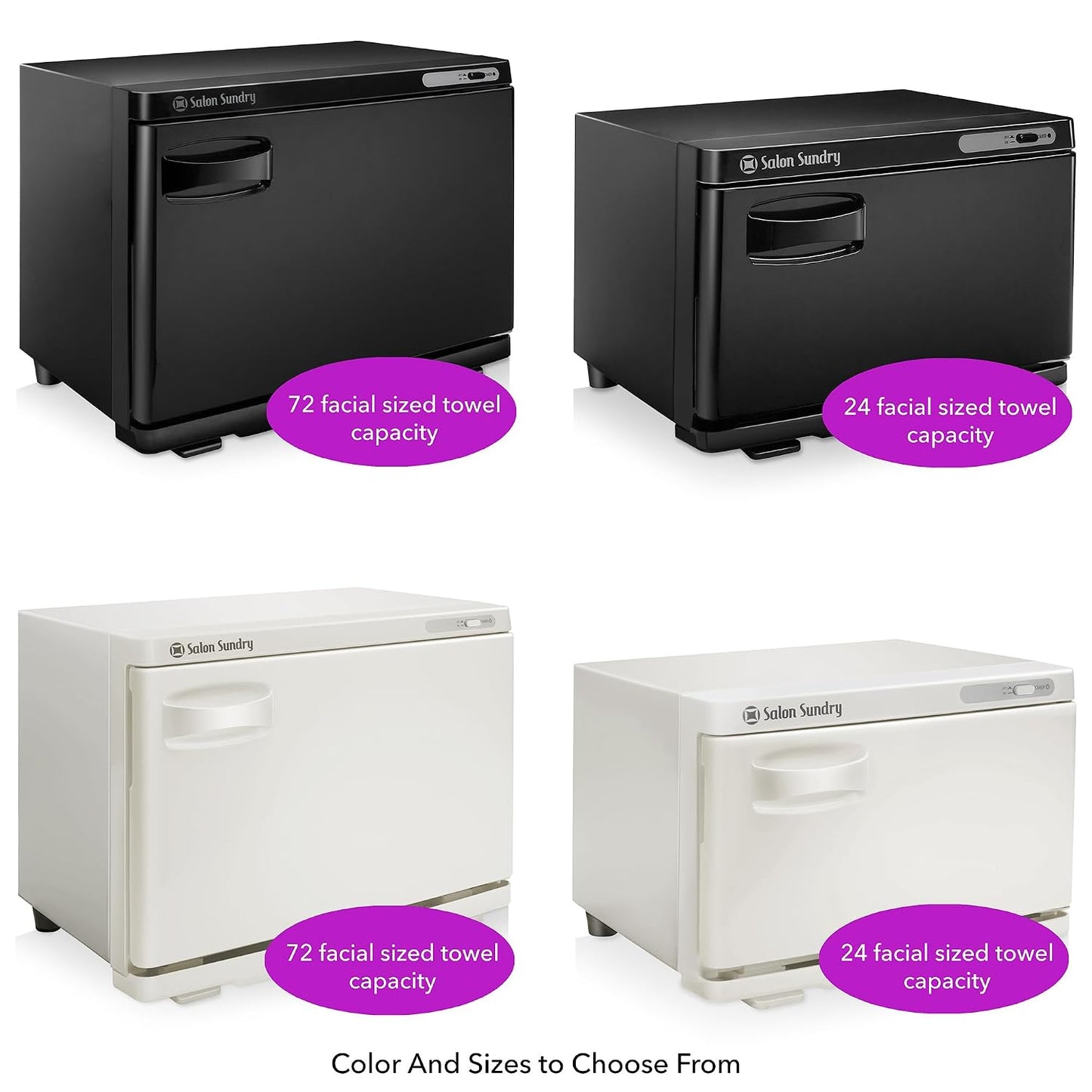Professional Hot Towel Warmer Cabinet - High Capacity Facial Spa Equipment | White Finish