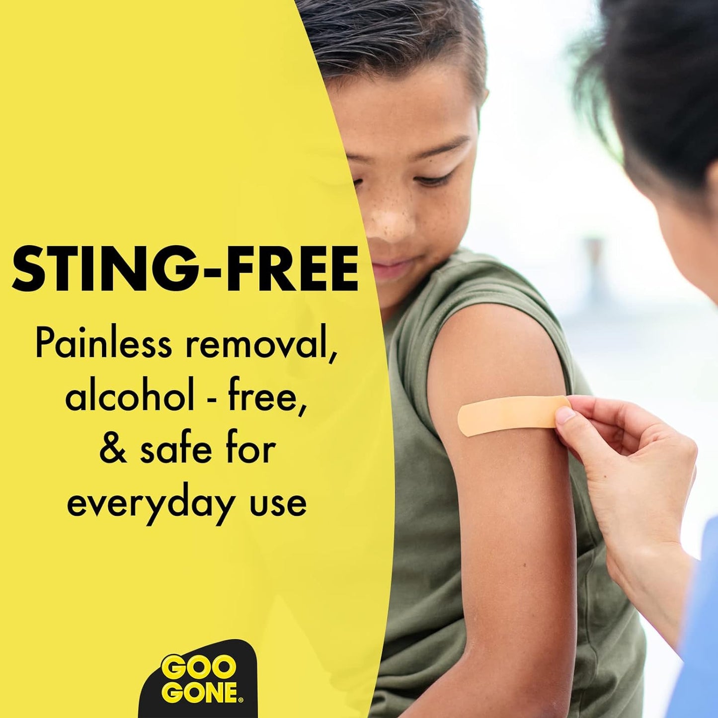 Goo Gone Skin Adhesive Remover - Pain-Free Removal for Sticky Residue | 8 oz.