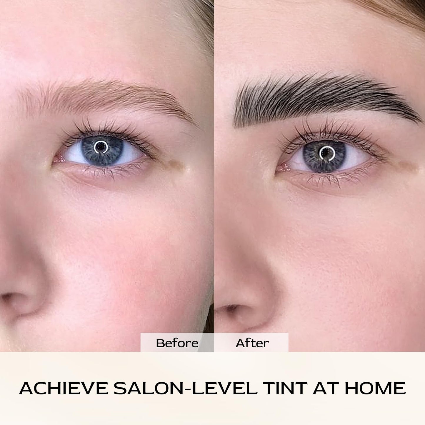 Libeauty Lash Color Kit - Black Eyelash & Eyebrow Coloring, Natural Results Lasts Up to 4 Weeks, Easy DIY Use for Salon & Home, Gentle Formula 10ml