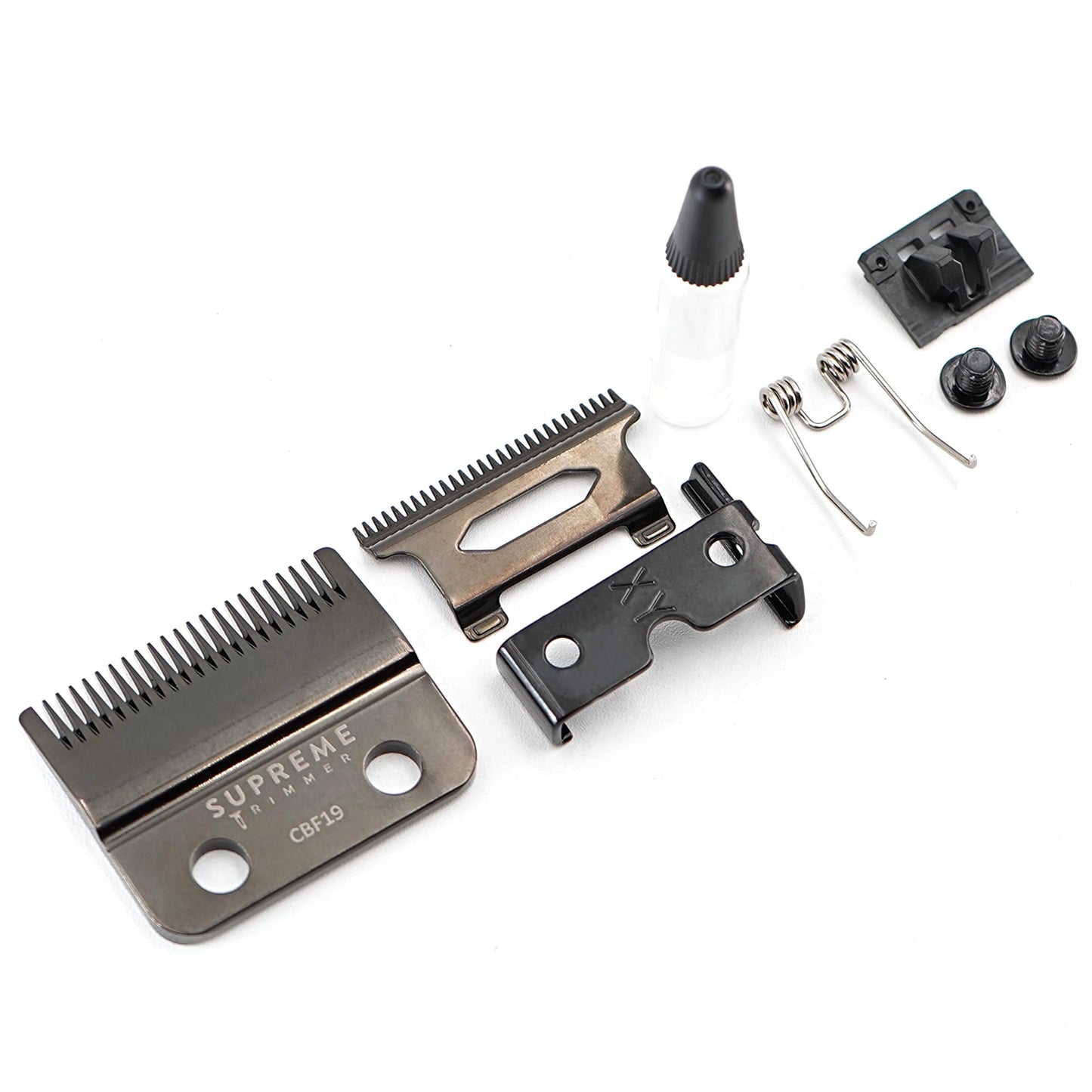 Supreme Trimmer DLC Coated Stainless Steel Replacement Blade CBF19 | Fade Blade for Recharge Clipper & Most Hair Clippers