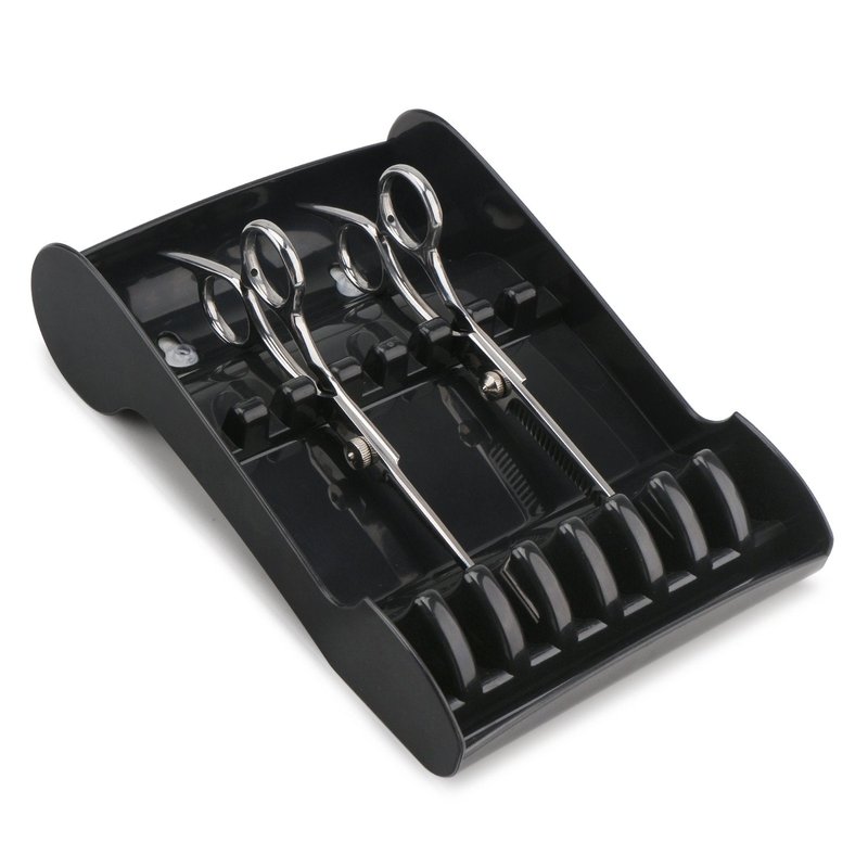 Segbeauty Professional Hair Scissor Rack - Salon Barber Shop Organizer for 6 Stylist Hairdresser Scissors