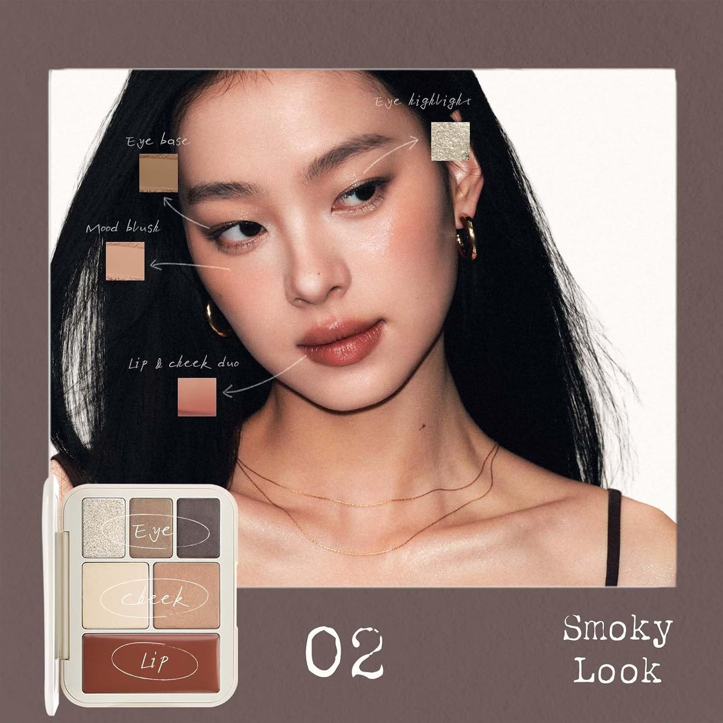 Multi-Use Face Palette - 6 Color Makeup Kit for Eyeshadow, Blush, Contour & Highlighter | Travel-Friendly Design
