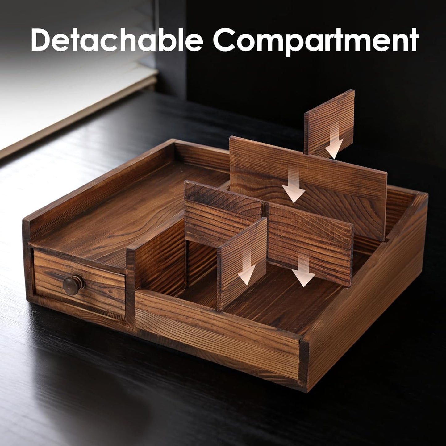 Cologne Organizer for Men - Stylish Perfume Stand with Elegant Design | Bathroom Countertop Decor