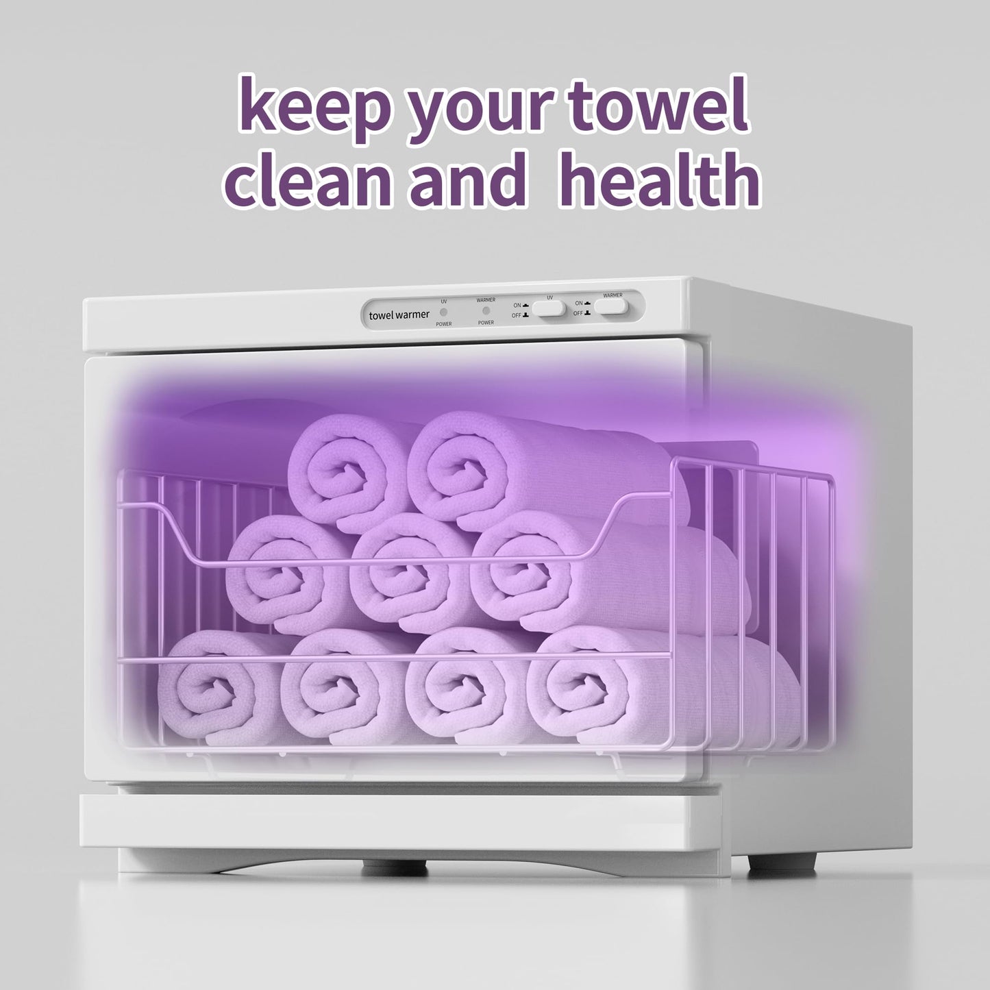 Towel Warmer for Spa, Salon & Home, Facial Towel Warmer for Esthetician, White