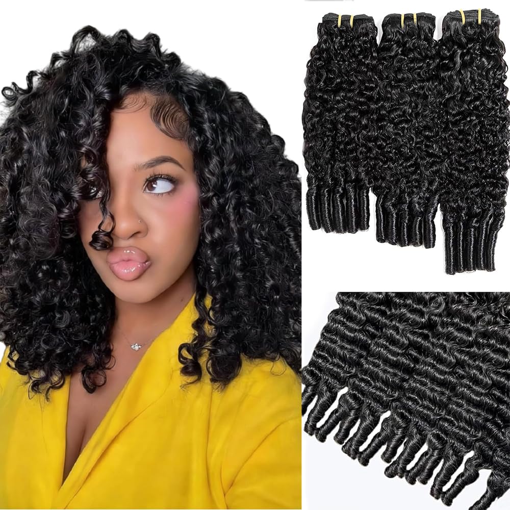 Burmese Curly Bundles Human Hair Curly Bundles Human Hair Unprocessed Virgin 12 14 16 inch Water Wave Human Hair Bundle 300g