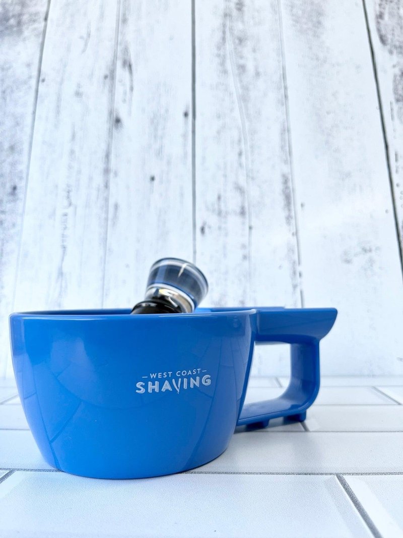 West Coast Shaving Unbreakable Lather Bowl, Blue