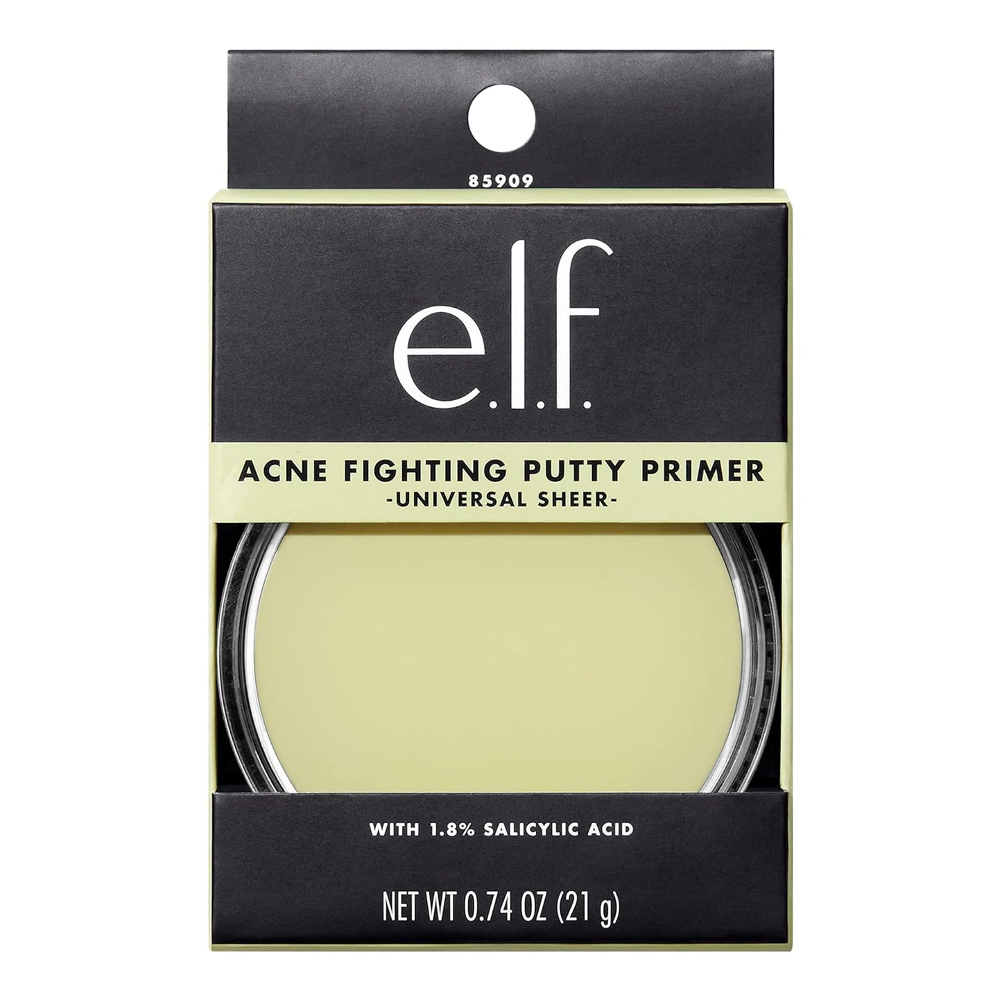 e.l.f. Acne Fighting Putty Primer - 1.8% Salicylic Acid for Breakouts & Redness | 0.74 Oz (21g)