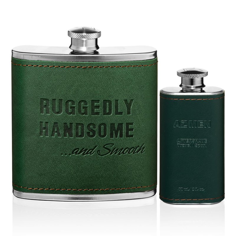 Ageless Zen Ruggedly Handsome Aftershave - 240ml – Soothing Men’s Face Moisturizer with Menthol, Reduces Lines & Wrinkles - Easy to Use for Face, Forehead, & Neck - Citrus Scent - Travel Pack