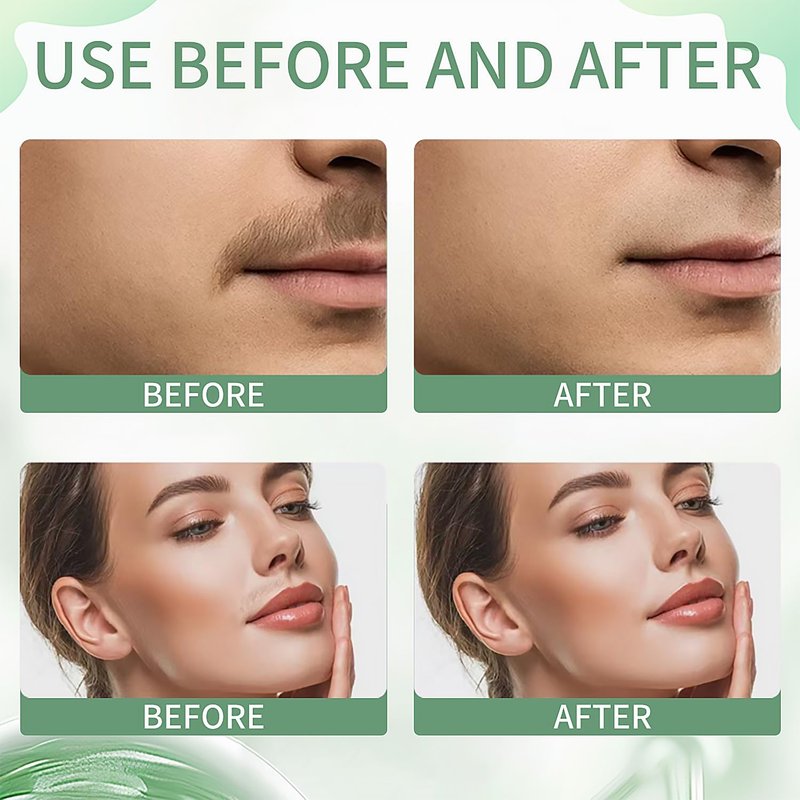 Facial Wax Strips - 48 PCS Hair Removal Kit with Aloe Vera for Sensitive Skin | At-Home Waxing for Eyebrows, Upper Lip, Bikini & Brazilian