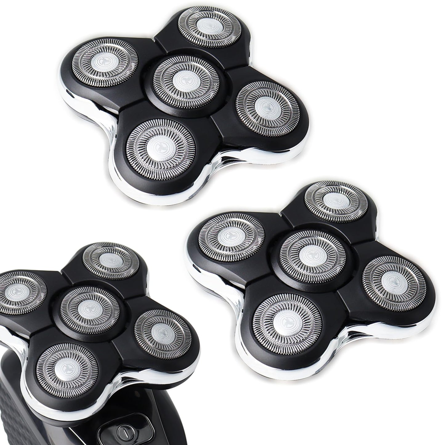 2Pack Blade Pro Replacement Head Compatible with Remington Balder Pro XR7000, 5 Dual Track Shaver Heads for a Smooth and Close Shave with No-Irritation.(Pack of 2)