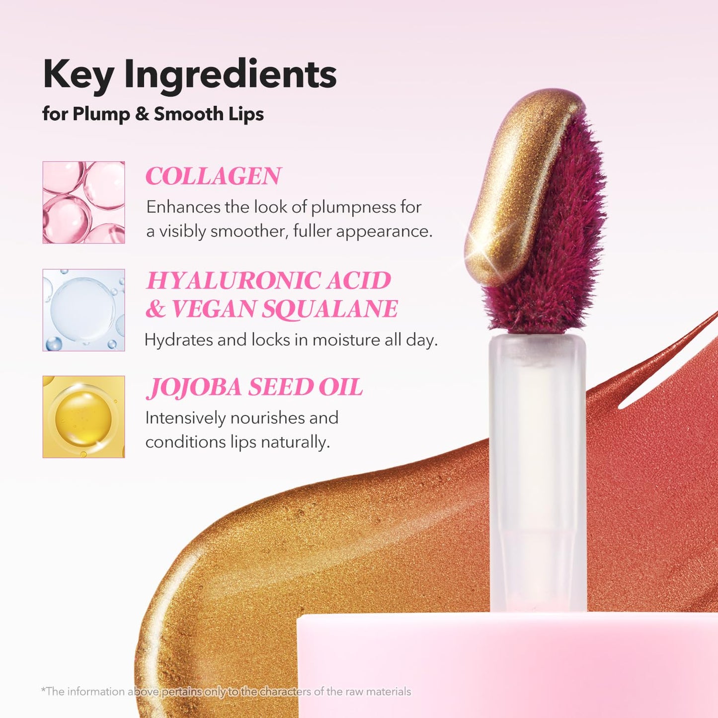 Hero All Day Plumping Lip Stain - 24H Long-Lasting, Smudge-Proof Tint | Natural Rose | 0.14oz