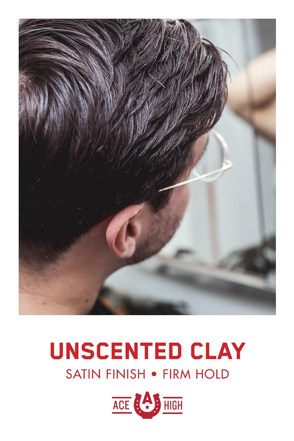 High Hold Hair Clay - Unscented Styling Product for Texture & Thickness | 4oz Satin to Matte Finish