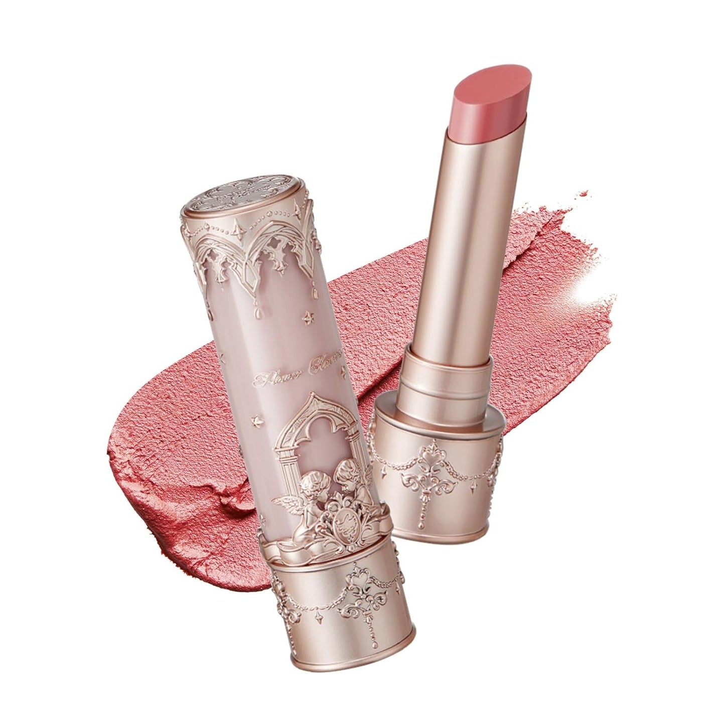 Little Angel Matte Lipstick - Ultra Silky Vegan Lip Mud Stick | Long Lasting Moisturizing Formula, Velvety Brown (C07 Golden Wheat)