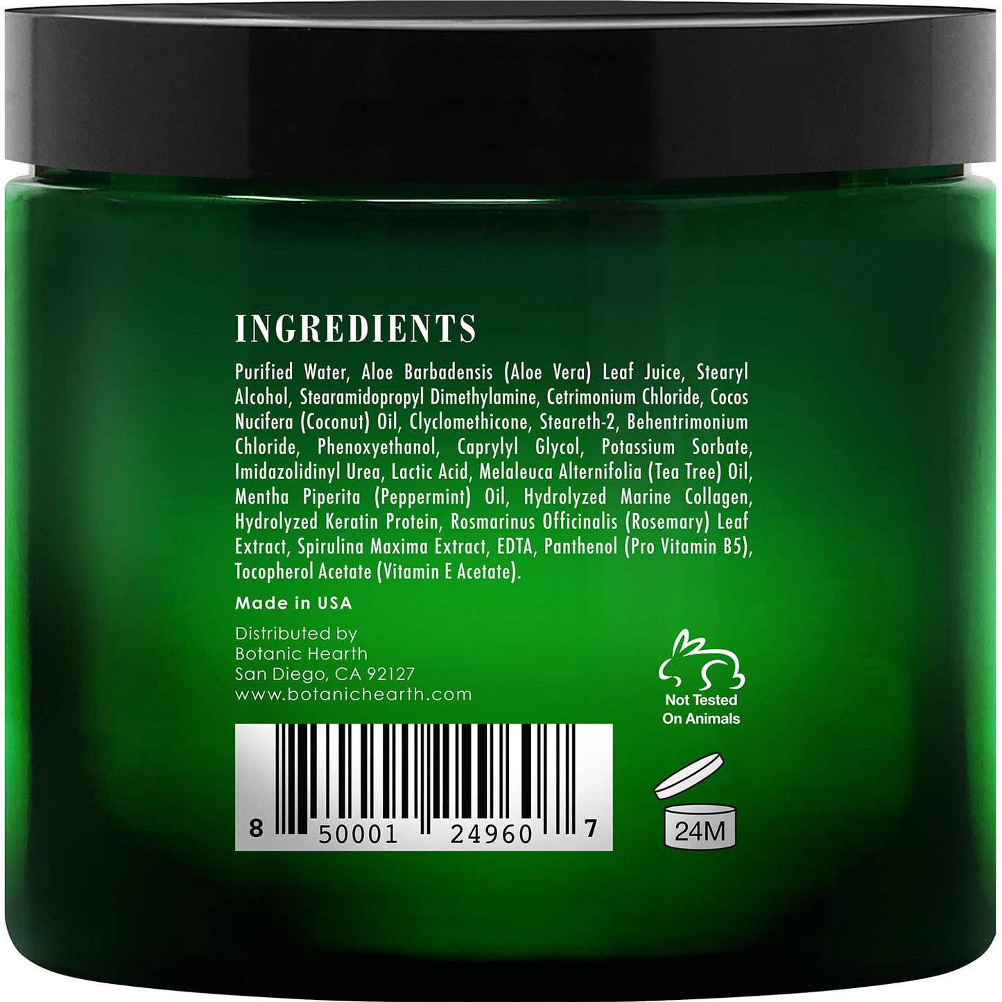 Botanic Hearth Tea Tree Hair Mask & Deep Conditioner, Moisturizes & Protects Hair & Scalp | With Soy Protein, Vitamin E, Collagen, Keratin & Coconut Oil | 16 Oz (Packaging May Vary)