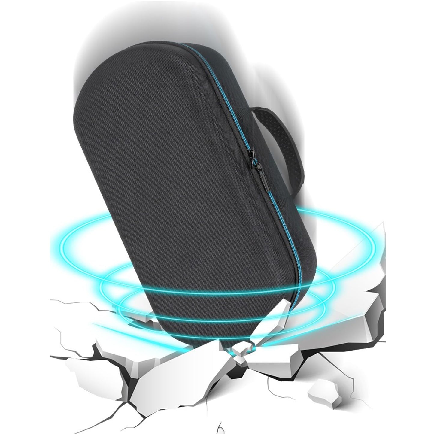 Hzycwgone Travel Case for Dyson Supersonic Nural Hair Dryer,Hard Portable Carrying Cover Travel Storage Bag for Dyson Supersonic Nural HD16 HD15 HD08 Attachement Accessories,Black