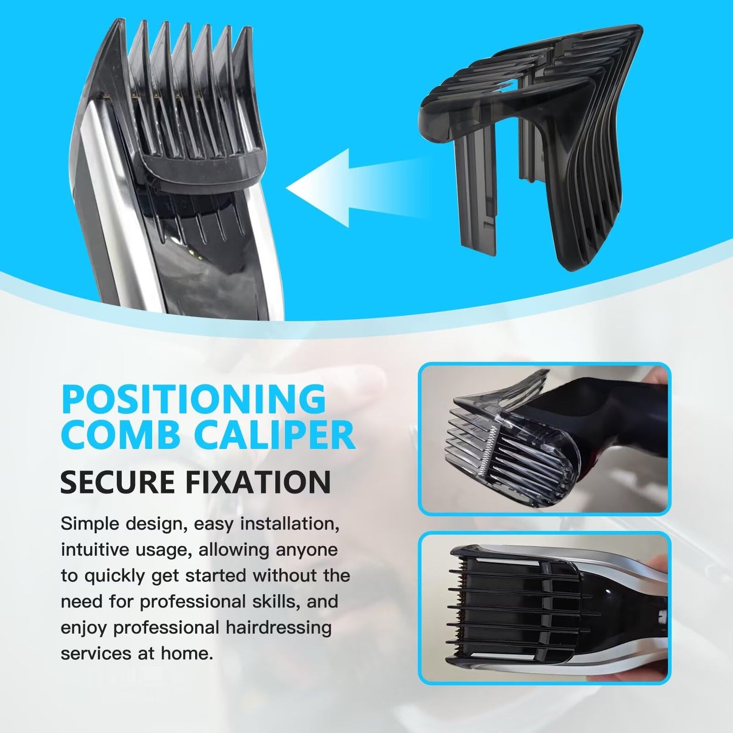 KOGUNXU New Electric Trimmer Hair Clipper Guide Comb Fit for Philip HC3400 HC3410 HC3420 HC3422 HC3426 HC5410 HC5440 HC5442 HC5446 HC5447 HC5450 HC7452