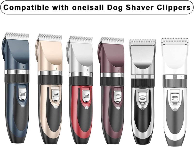 Replacement Blades for Oneisall Low Noise Dog Clippers - Ceramic & Stainless Steel - 2 Pack