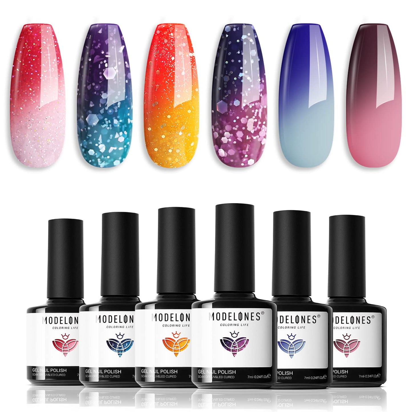 Pink Gel Nail Polish Set - 6 Pastel & Neon Shades for DIY Nail Art | Summer 2026 Collection