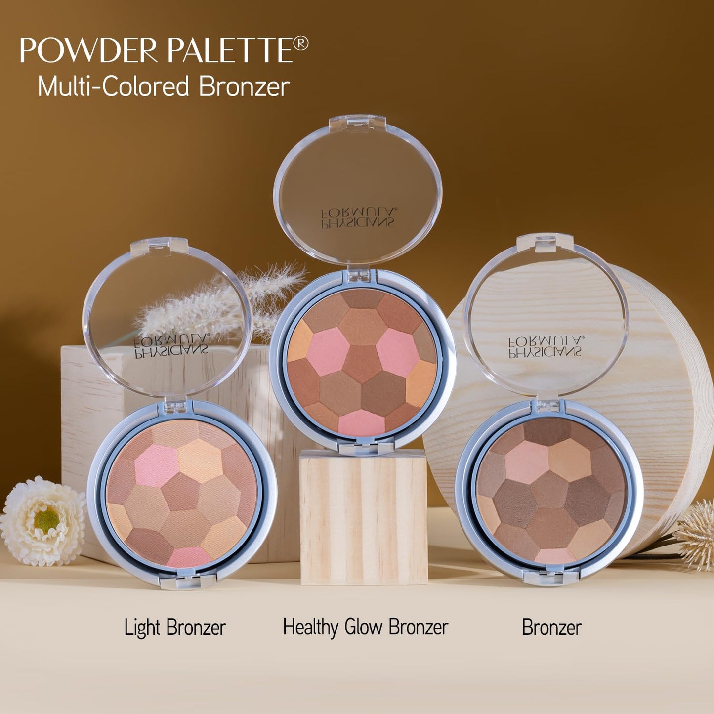Physicians Formula Powder Palette Multi-Colored Bronzer Bronzer, Dermatologist Tested, Clinicially Tested