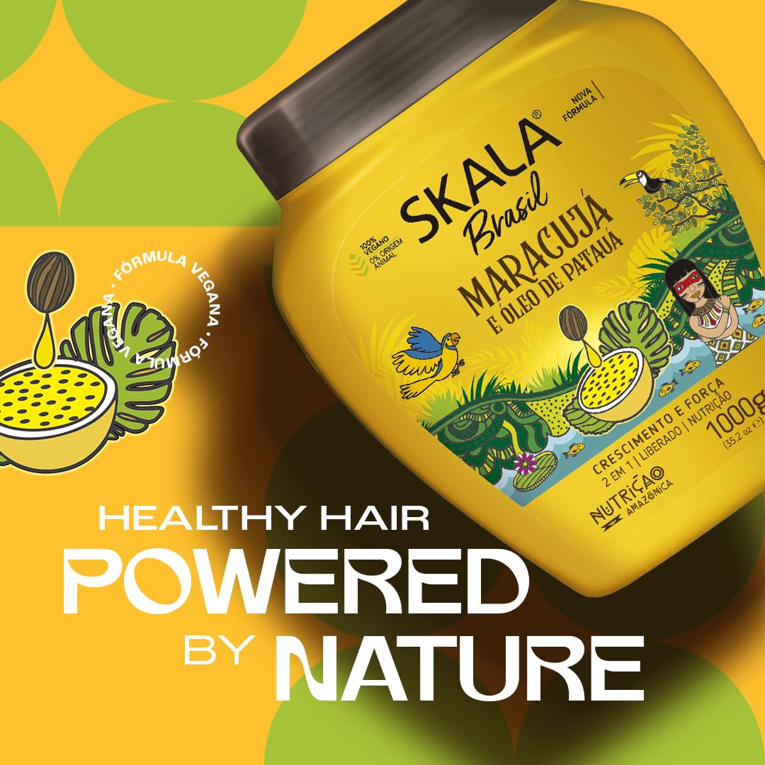 Skala Brasil - Passion Fruit & Pataua Oil 2-in-1 Treatment Cream - 1 Kg (35.27 Oz)