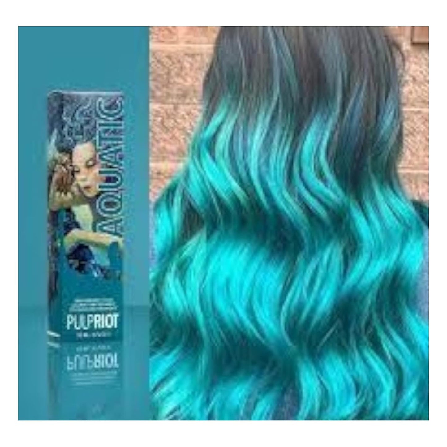 Semi-Permanent Hair Color - Pulp Riot Aquatic 4oz | Vibrant, Long-Lasting Dye