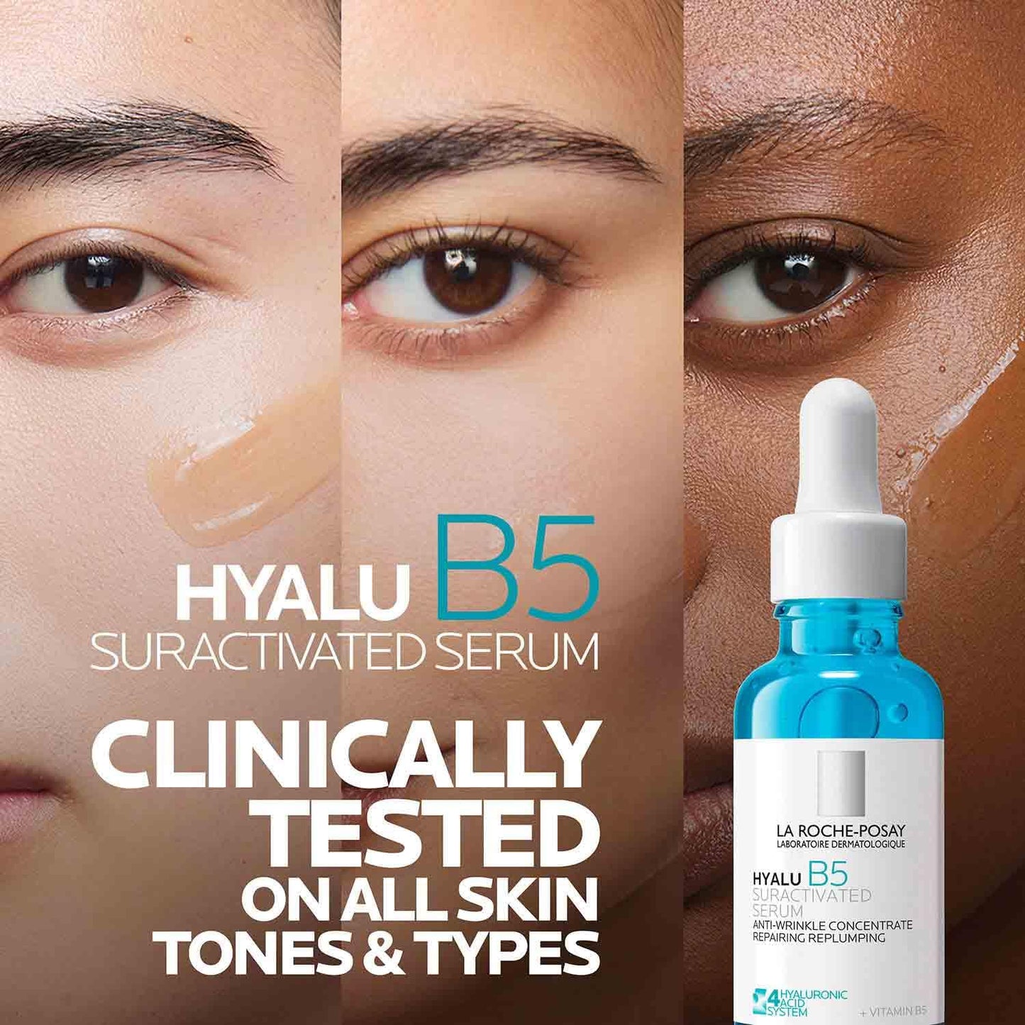 La Roche-Posay Hyalu B5 Hyaluronic Acid Serum - Hydrating Anti-Aging Formula for Sensitive Skin | 30ml