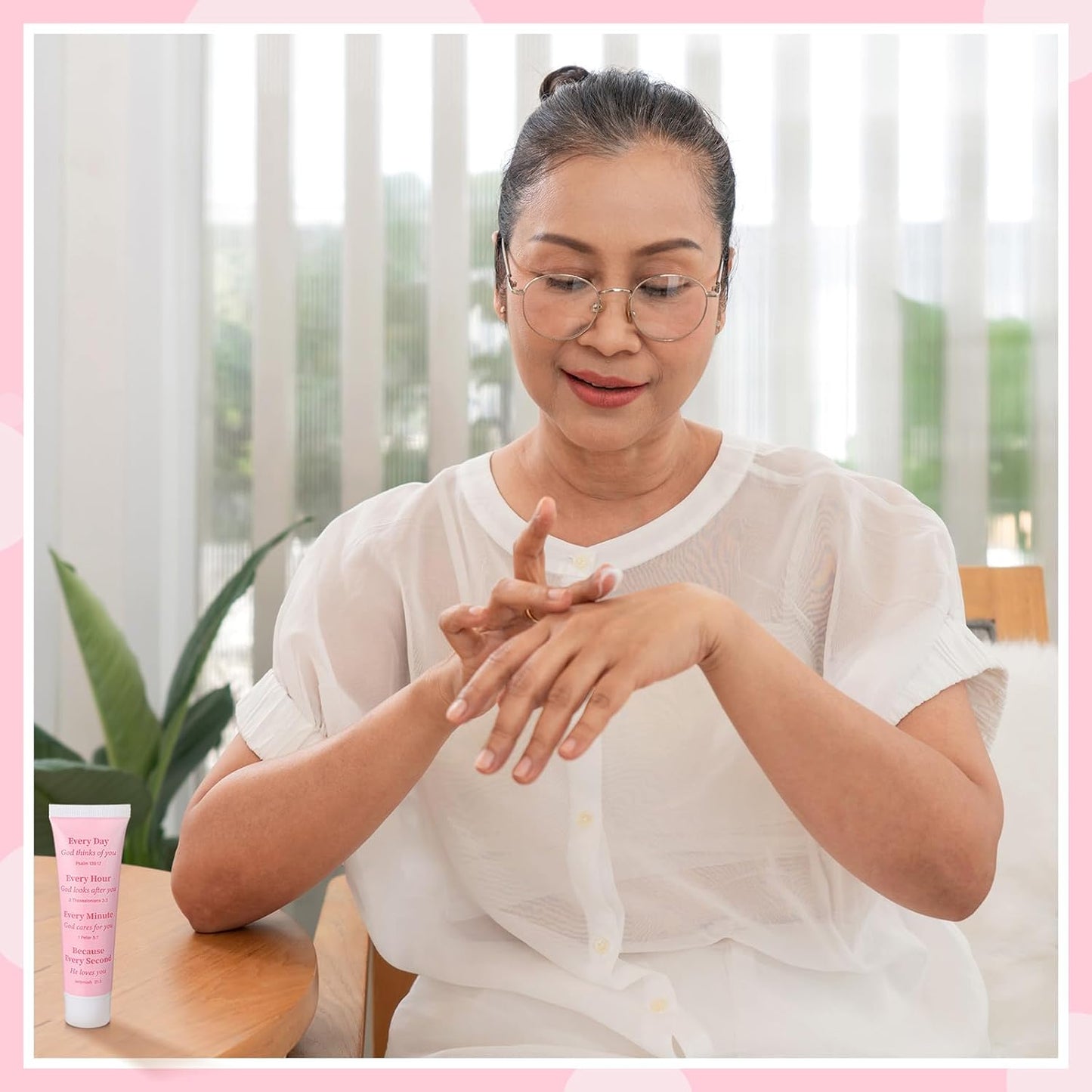 Christian Gifts for Mom - 12 Pink Hand Creams with Bible Verses | Perfect Mother's Day Church Favors