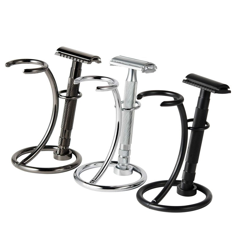 Grandslam Shaving Razor and Brush Stand Classic Holder for Safety Razor Storage Shave Brush Holder
