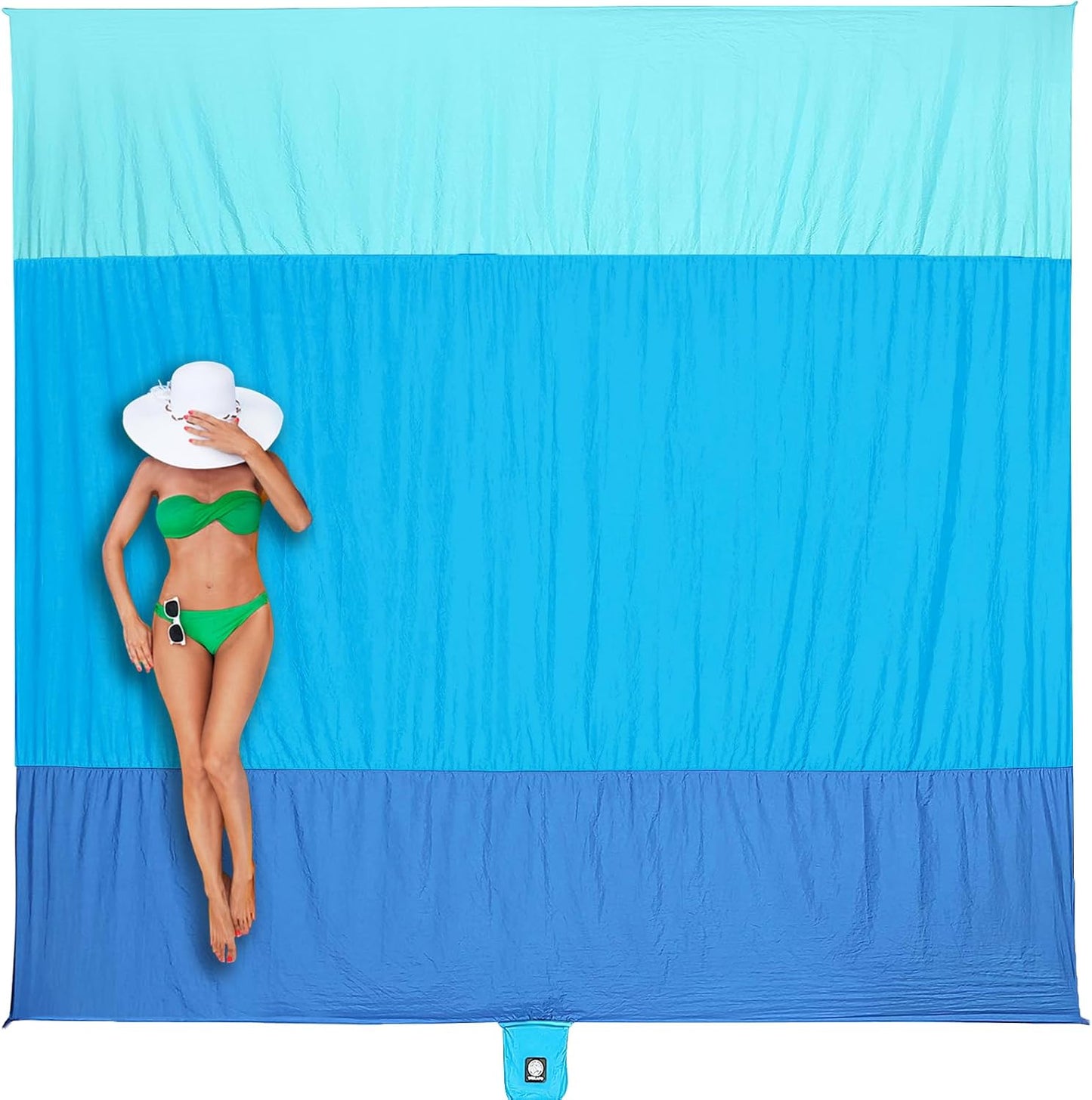 Beach Blanket - Sandproof Waterproof Extra Large Mat | Quick Drying for Vacation, Picnic & Camping