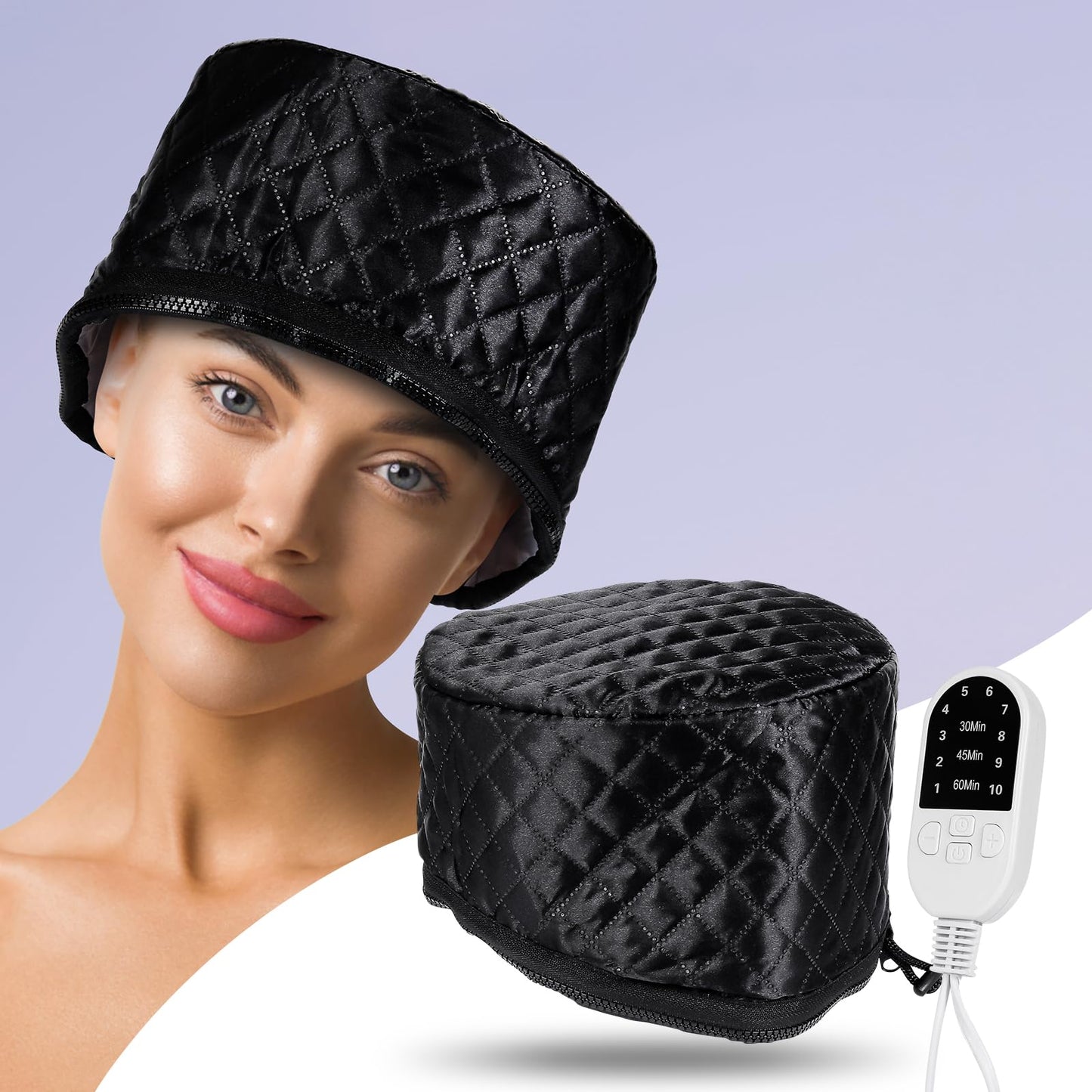 Electric Hair Steamer Cap, Hair Care Hat Heating Cap