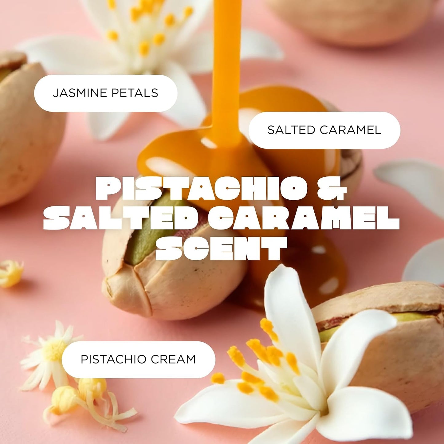 Cake Beauty Hair & Body Mist - Pistachio & Salted Caramel Scent | Infused with Vitamin E & Argan Oil - 6.8 Fl Oz / 200 mL