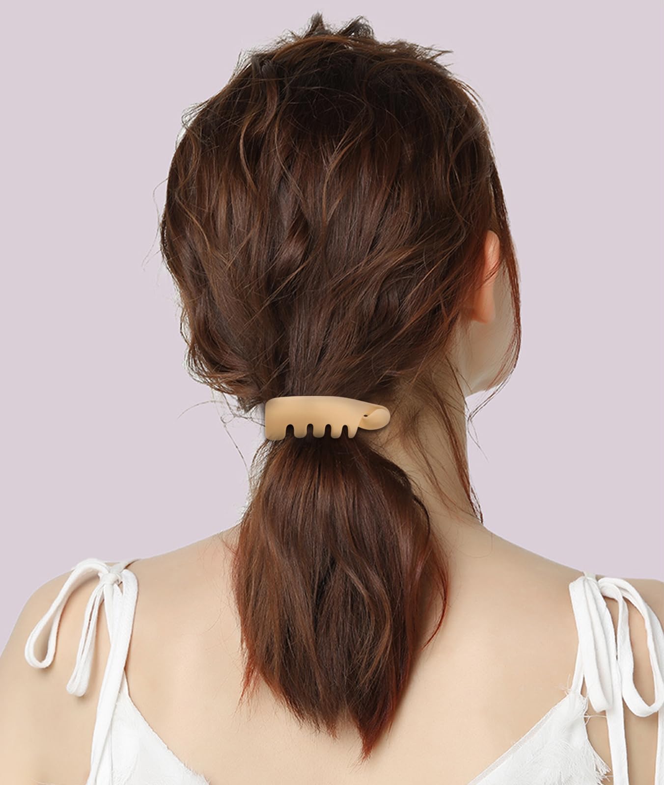 8 Pcs Matte Banana Hair Clips Twist Ponytail Holder Hair Claw Clips Strong Hold French Barrettes Fine Hair Jaw Clips Accessories for Women
