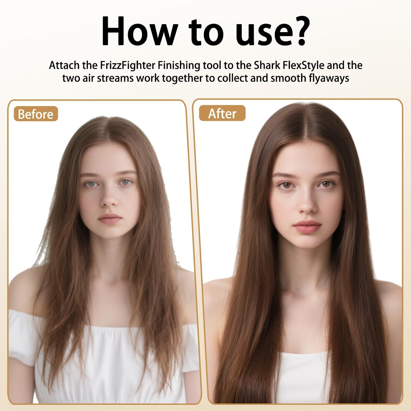 Finishing Tool for Shark XSKHD4PA FlexStyle Attachment Styling System, Hair Styling Tool, Smooth Flyaways