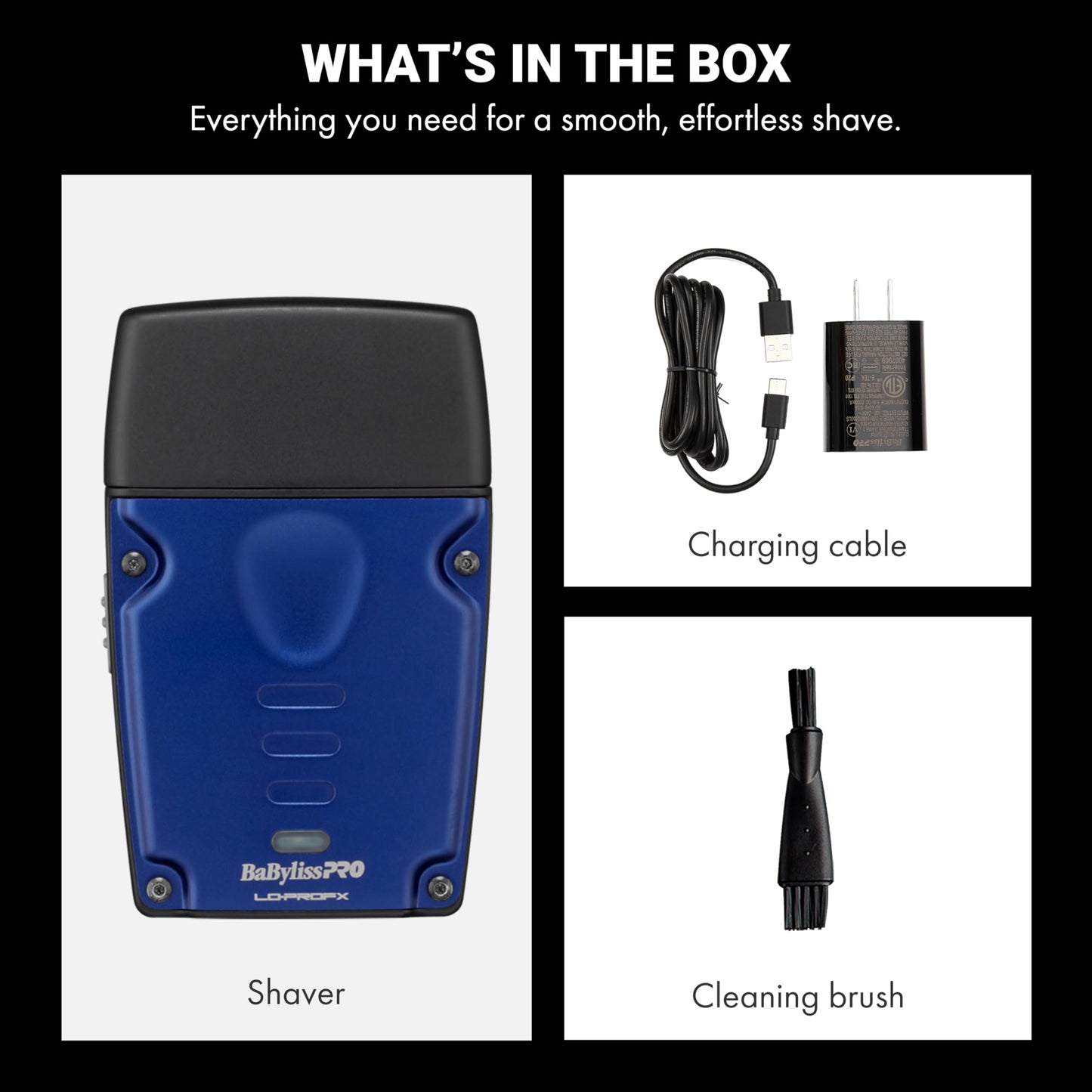 BaBylissPRO High-Performance Compact LO-PROFX Single Foil Shaver
