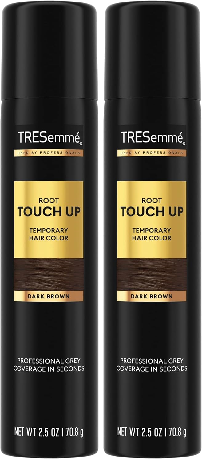 TRESemmé Temporary Hair Color - Dark Brown Root Touch-Up Spray | Ammonia-Free, 2.5 Fl Oz