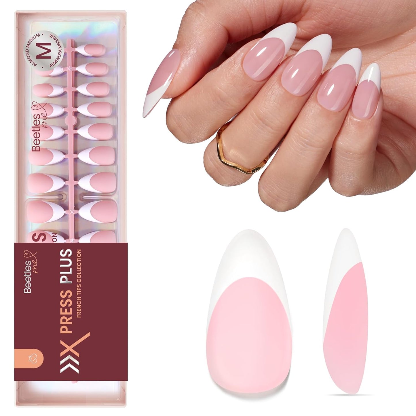 Beetles Press-On Nail Glue - Quick-Drying 10ml Brush-On Adhesive for Acrylic & Fake Nails | Long-Lasting Summer Manicure