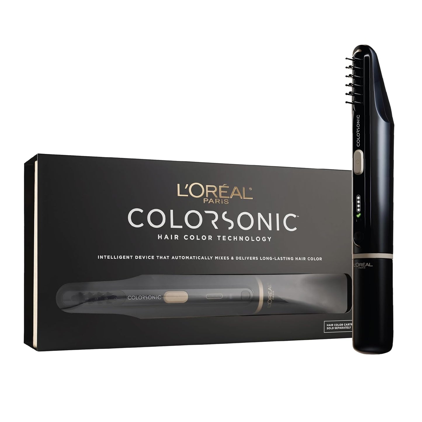 L'Oreal Paris Colorsonic Hair Dye Device - Mistake-Free Root Touch Up & Gray Coverage | All Hair Colors Available