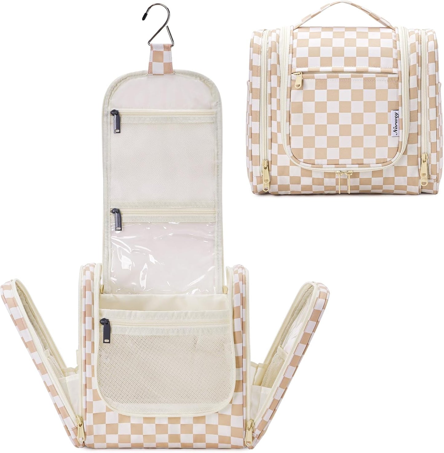 Hanging Toiletry Bag for Women - Travel Makeup Organizer | Compact & Stylish Design
